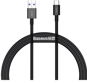 Baseus Superior Series rýchlonabíjací kábel USB/Type-C 66 W 2 m čierny - Dátový kábel