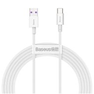 Adatkábel Baseus Superior Series USB to Type-C - 66W, 2m, fehér - Datový kabel