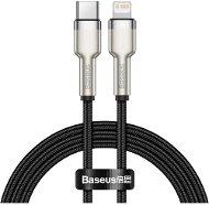Basesu Cafule Series USB-C to Lightning PD 20W, 1m, fekete - Adatkábel