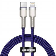 Baseus Cafule Series USB-C to Lightning PD 20W, 1m, lila - Adatkábel