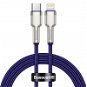 Basesu Cafule Series nabíjací/dátový kábel USB-C na Lightning PD 20 W 1 m, fialový - Dátový kábel
