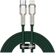 Basesu Cafule Series nabíjací/dátový kábel USB-C na Lightning PD 20 W 2 m, zelená - Dátový kábel
