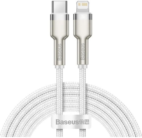 Basesu Cafule Series USB-C zu Lightning PD Lade-/Datenkabel 20 Watt 2 m - weiß - Datenkabel - Hauptbild