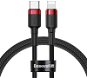 Basesu Cafule charging/data cable USB-C to Lightning PD 18W 1m, red-black - Data Cable