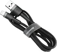 Baseus Cafule charging/data cable USB to Lightning 2.4A 0.5m, grey-black - Data Cable