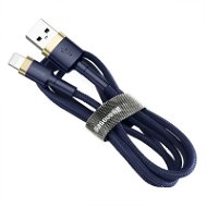 Baseus Cafule USB - Lightning Töltő-/adatkábel 2,4 A 1 m, arany-kék - Adatkábel