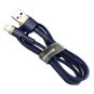 Baseus Cafule nabíjací/dátový kábel USB na Lightning 2,4 A 1m, zlatý-modrý - Dátový kábel