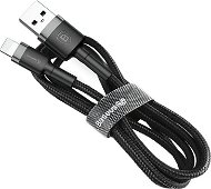 Baseus Cafule Series USB zu Lightning Lade-/Datenkabel 2,4 A 1 m - grau-schwarz - Datenkabel