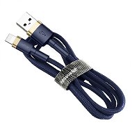 Baseus Cafule töltő / adatkábel USB Lightning 1,5 A 2 m, arany-kék - Adatkábel