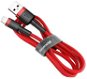 Baseus Cafule nabíjací/dátový kábel USB na Lightning 1,5 A 2m, červený - Dátový kábel