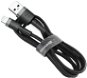 Baseus Cafule nabíjací/dátový kábel USB na Lightning 1,5 A 2 m, sivý-čierny - Dátový kábel