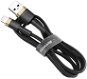 Baseus Cafule USB to Lightning 2,4A, 3m, arany - fekete - Adatkábel