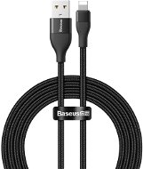 Baseus Charging / Data Cable 2in1 USB-A + USB-C to Lightning 18W 1m, Black - Data Cable