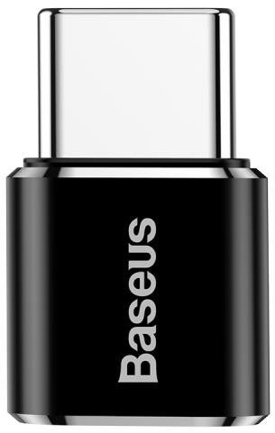 Baseus Adapter USB-C Stecker auf MicroUSB Buchse 2.4A, schwarz - Adapter - Hauptbild