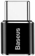 Baseus adapter USB-C male MicroUSB female csatlakozóra 2.4A, fekete - Átalakító