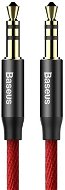 Baseus Yiven Series audio kábel 3,5mm Jack 1m, piros-fekete - Audio kábel