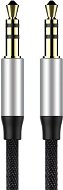 Baseus Yiven Series 3,5mm Jack, 1m - ezüst-fekete - Audio kábel