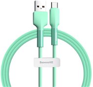 Baseus Silica Gel Cable USB to Type-C (USB-C) 2m Green - Adatkábel