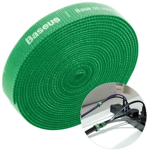 Baseus Rainbow Circle Velcro Straps 3m Grün - Kabel-Organizer - Hauptbild