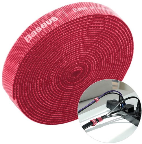 Baseus Rainbow Circle Velcro Straps 3m Rot - Kabel-Organizer - Hauptbild