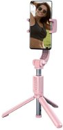 Baseus Lovely Uniaxial Bluetooth Klappständer Selfie Gimbal Stabilizer Pink - Stabilisator