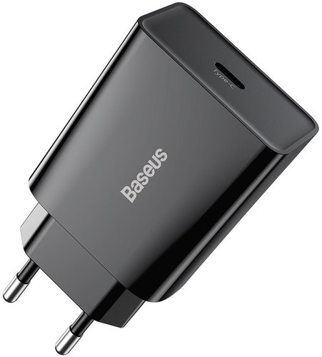 Baseus Speed Mini Quick Charger 1C 20W EU Black - Netzladegerät - Hauptbild