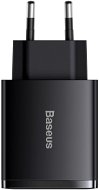 Baseus Compact Quick Charger 2U+C 30 W EU Black - Nabíjačka do siete
