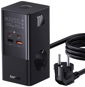 Baseus PowerCombo Tower Power Strip 2AC+2U+2C 100W 1.5m EU Cluster Black - Nabíječka do sítě