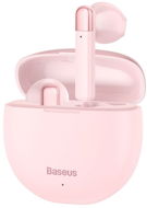 Baseus Encok True Wireless Earphones W2 Pink - Vezeték nélküli fül-/fejhallgató