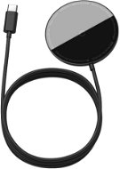 Baseus Mini Magnetic Wireless Charger USB-C cable 1,5m 15W Black - Vezeték nélküli töltő