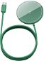 Baseus Mini Magnetic Wireless Charger USB-C Cable 1.5m 15W Green - Wireless Charger