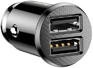 Baseus Grain Car Charger (Dual USB 5V 3.1A ) Black - Nabíječka do auta