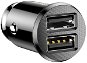 Baseus Grain Car Charger (Dual USB 5 V 3.1A ) Black - Nabíjačka do auta