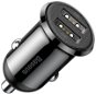 Baseus Grain Pro Car Charger (Dual USB 4.8A ) Black - Nabíječka do auta