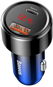 Baseus Magic Series PPS Digital display Intelligent Car Charger 45W Blue - Autós töltő