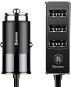 Baseus Enjoy Together 4 x USB Patulous Car Charger 5.5A Black - Autós töltő