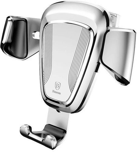 Baseus Gravity Car Mount Silver - Phone holder - Main image