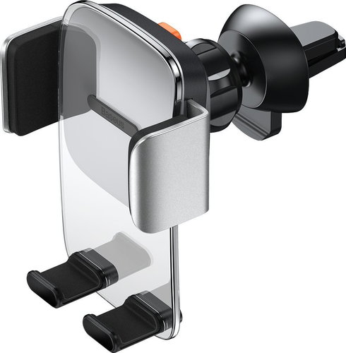 Baseus Easy Control Clamp Car Mount Lüfterhalterung - Silber - Handy-Halter - Hauptbild
