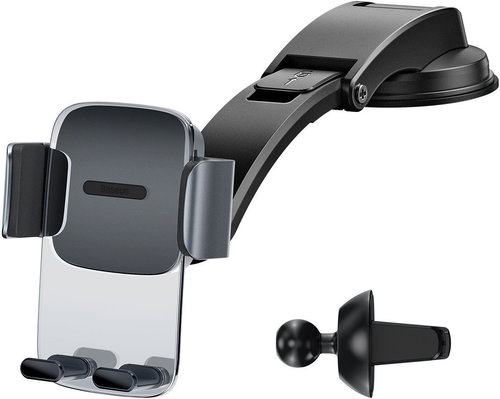Baseus Easy Control Clamp Car Mount Autohalterung - Schwarz - Handy-Halter - Hauptbild