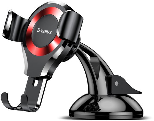 Baseus Osculum Type Gravity Car Holder Black/Red - Handy-Halter - Hauptbild