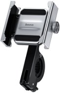 Baseus Knight Motorcycle and Bicycle Holder, Silver - Phone Holder