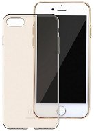 Baseus Simple Series Case for Apple iPhone7/iPhone 8/iPhone SE 2020, Transparent Gold - Phone Cover