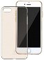 Baseus Simple Series Case for Apple iPhone7/iPhone 8/iPhone SE 2020, Transparent Gold - Phone Cover