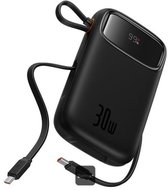 Baseus Qpow2 20000mAh, 30W, s kabelem USB-C černá - Power Bank