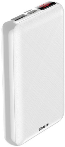Baseus Mini S Digital Display Power Bank 10000mAh White - Power bank - Fő fotó