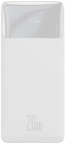 Baseus Bipow Digital Display Fast Charge Power Bank 10000mAh 20W White Overseas Edition (With Simple - Powerbanka - Main image