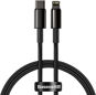Baseus Tungsten Gold Fast Charging Data Cable Type-C to Lightning PD 20W 1m Black - Tápkábel