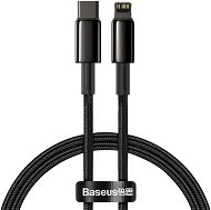 Baseus Tungsten Gold Fast Charging Data Cable Type-C to Lightning PD 20W 1m Schwarz - Stromkabel