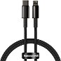 Baseus Tungsten Gold Fast Charging Data Cable Type-C to Lightning PD 20 W 1 m Black - Dátový kábel