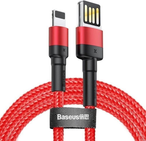Baseus Cafule Lightning Cable Special Edition, 2.4A, 1M, Red - Data Cable - Main image